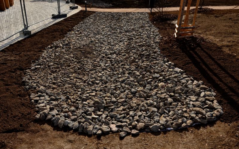 Landscape Gravel Installation
