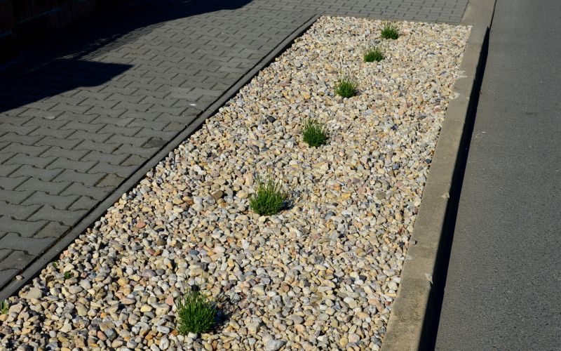 Pea Stone Installation