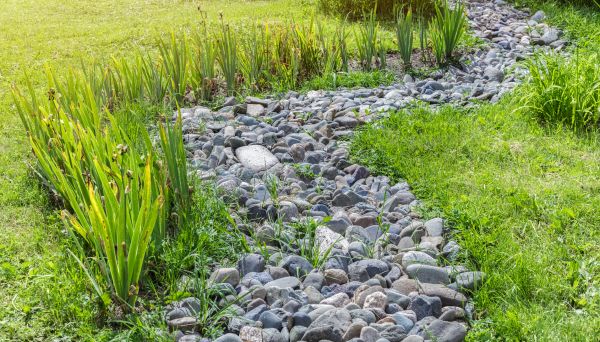 River Rock Garden Installation in Brunswick