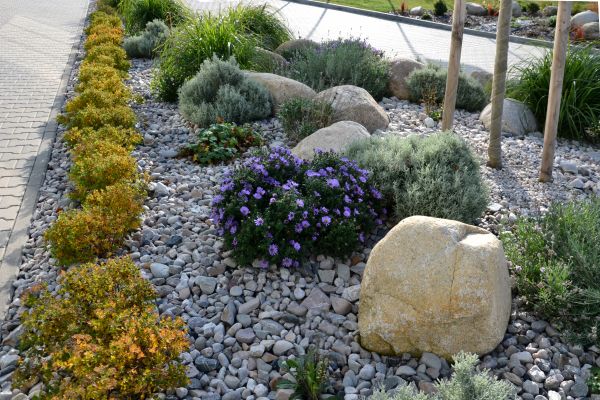 Decorative Rock Installation in Brunswick